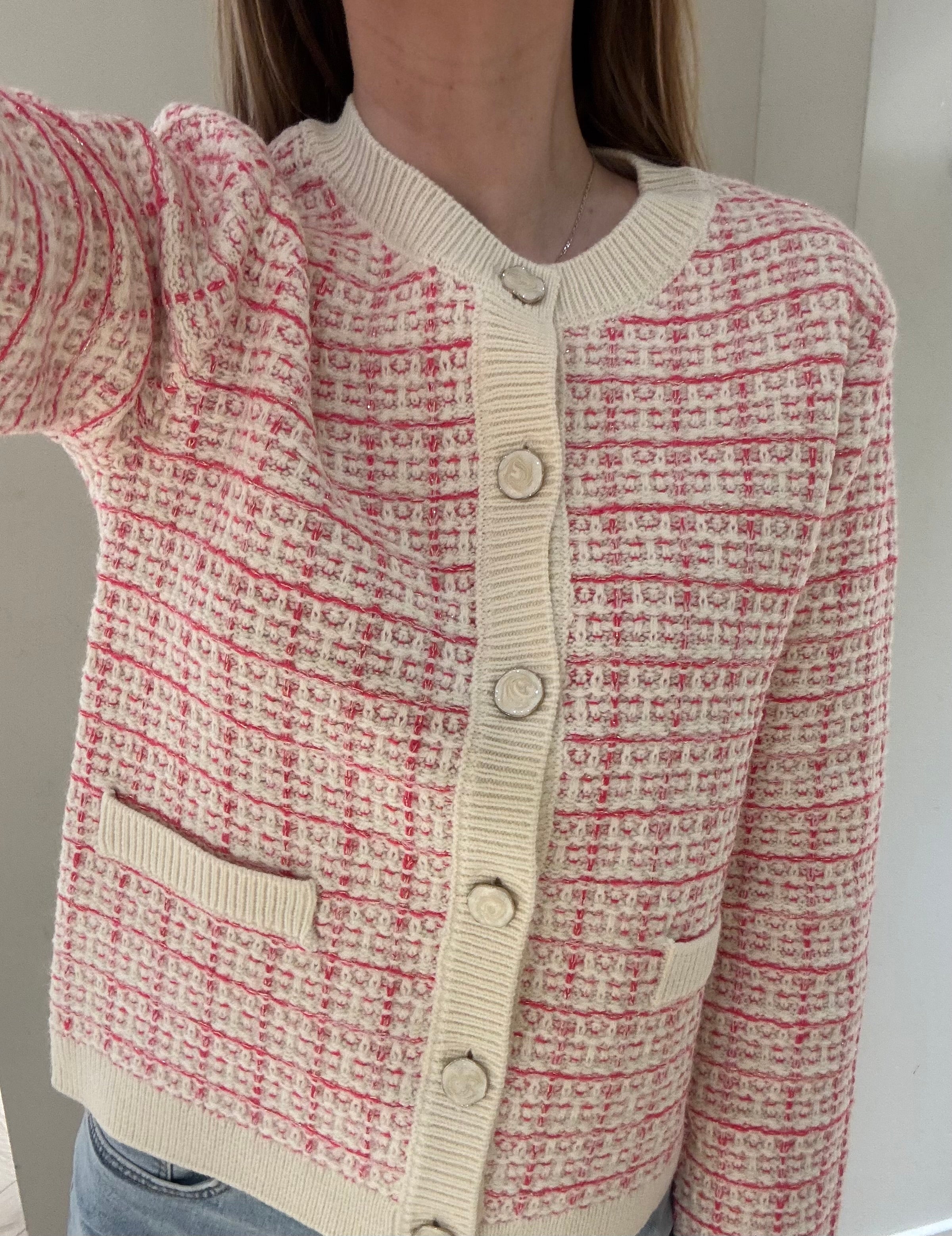 YASLIVIA Knit Cardigan - Birch